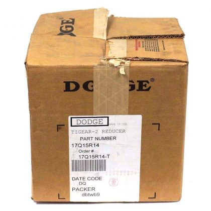 NEW DODGE 17Q15R14 TIGEAR 2 REDUCER 15:1 RATIO