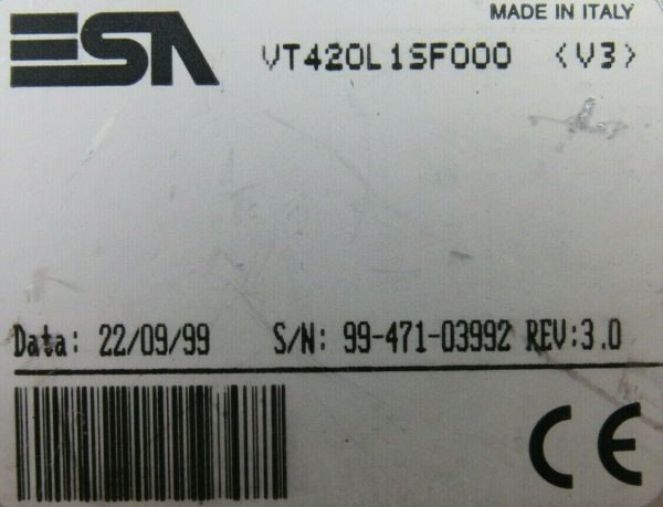 NEW ESA VT420L-1SF000 OPERATOR INTERFACE VT420L1SF000 - Image 5