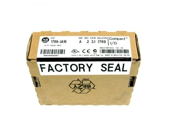 NEW SEALED ALLEN BRADLEY 1769-IA16 INPUT MODULE SER A REV 2 F/W 3.1 1769IA16 - Image 3