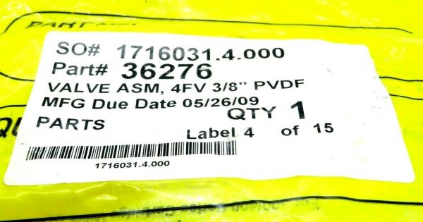 NEW SEALED LMI LIQUID METRONICS 36276 VALVE ASSEMBLY - Image 3