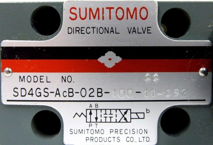 NEW SUMITOMO SD4GS-ACB-02B-100-11-S92 DIRECTIONAL VALVE SD4GSACB02B10011S92 - Image 5