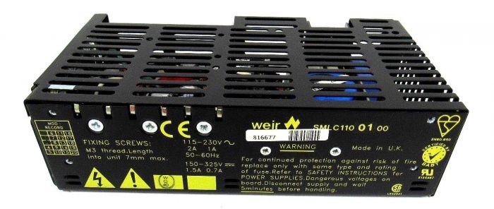 NEW WEIR SMLC110-01-00 POWER SUPPLY SMLC1100100 922603 - Image 4