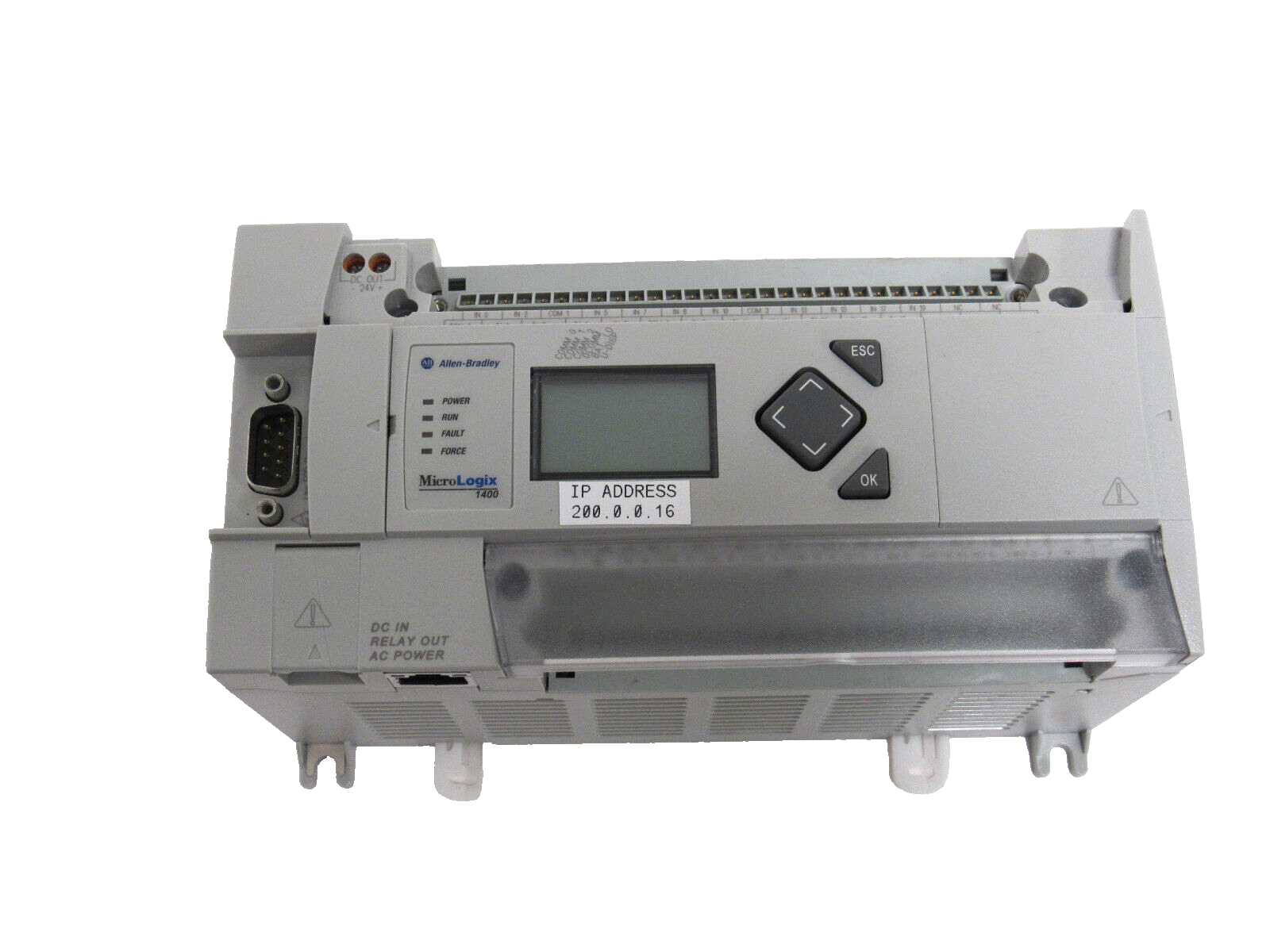 USED ALLEN BRADLEY 1766-L32BWA MICROLOGIX 1400 SER. B 1766L32BWA - Image 3
