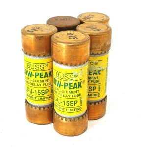 5 NEW BUSSMANN LPJ-15SP FUSES LPJ15SP