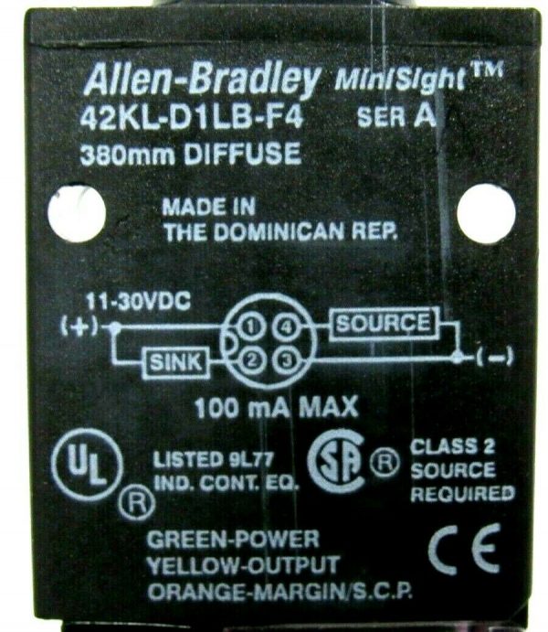 NEW ALLEN BRADLEY 42KL-D1LB-F4 PHOTOELECTRIC SENSOR SER A 42KLD1LBF4 - Image 4