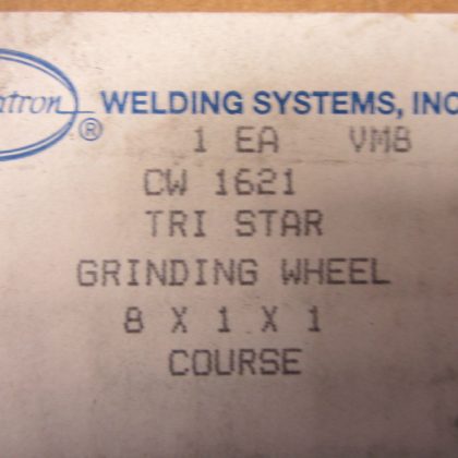 NEW CRONATRON WELDING SYSTEMS GRINDING WHEEL 8X1X1