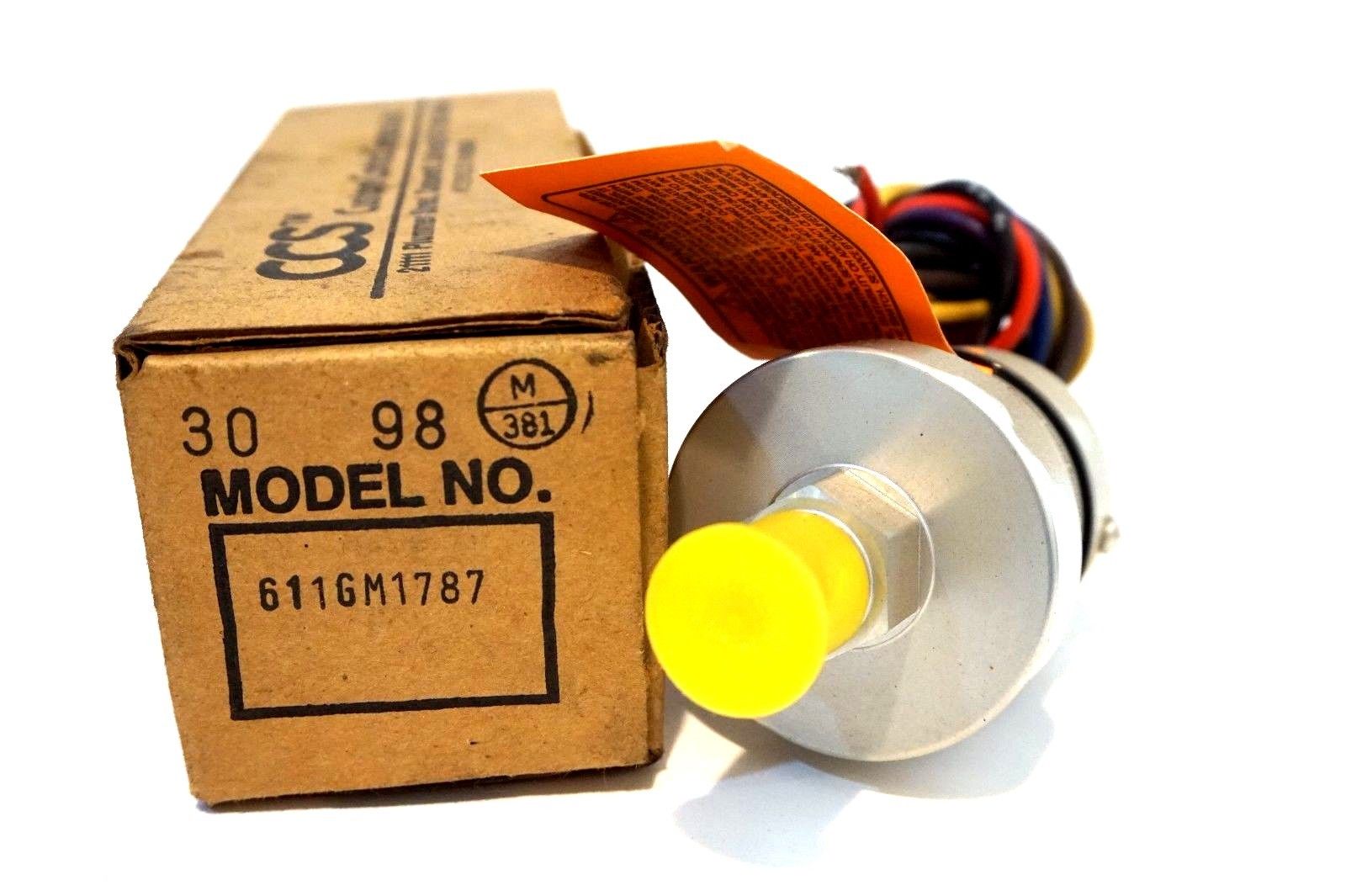 NEW CUSTOM CONTROL SENSORS 611GM1787 PRESSURE SWITCH