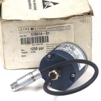 NEW LEINE & LINDE RSI-593 ENCODER 519414-01 , 1250 PPR TTL