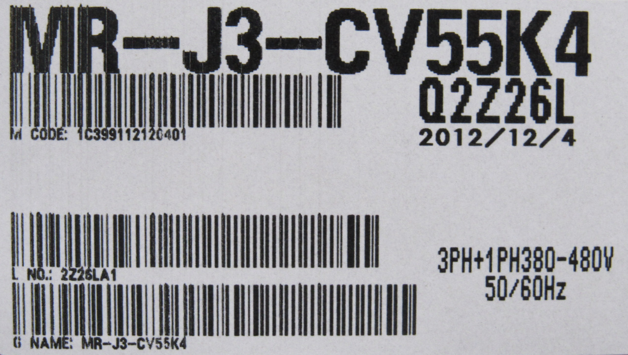 NEW MITSUBISHI MR-J3-CV55K4 DRIVE 55KW MRJ3CV55K4 - Image 3