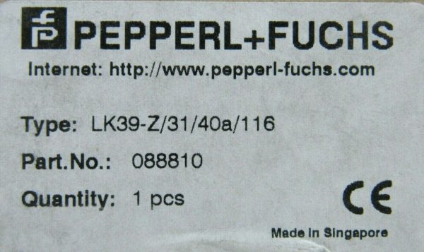 NEW PEPPERL+FUCHS 088810 PHOTOELECTRIC SENSOR LK39-Z/31/40A/116 - Image 4