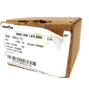 NEW REXNORD 0704621 COUPLING HUB 1050T SIZE