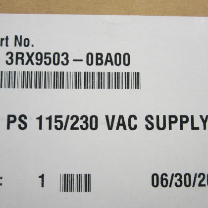 NEW SIEMENS 3RX9-503-0BA00 POWER SUPPLY 3RX95030BA00