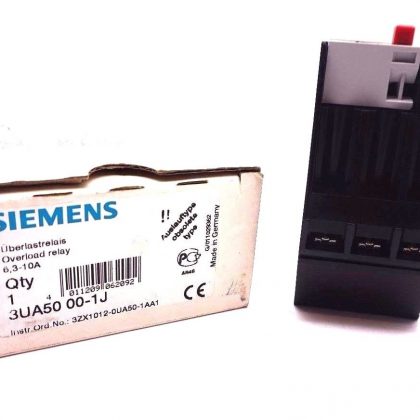 NEW SIEMENS 3UA5000-1J OVERLOAD RELAY 3UA50001J