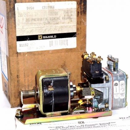 NEW SQUARE D 9050-C01EV66 DC PNEUMATIC TIMING RELAY 9050C01EV66