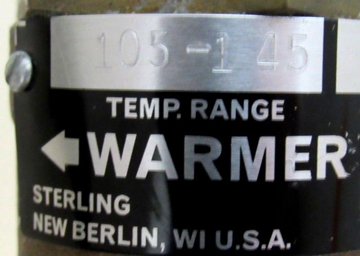 NEW STERLCO R-152-F TEMPERATURE CONTROL VALVE R152F - Image 3