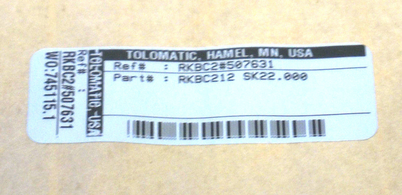 NEW TOL-O-MATIC RKBC212 REPAIR KIT SK22.000 - Image 3