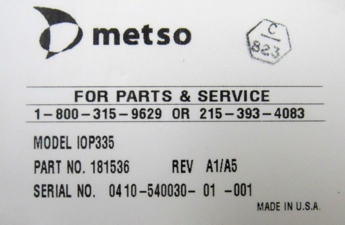 NEW VALMET METSO IOP335 COUNTER TIMER MODULE 181536 - Image 5