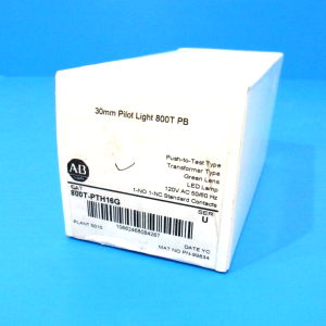 SEALED ALLEN BRADLEY 800T-PTH16G PILOT LIGHT SER.U 800TPTH16W NEW SURPLUS