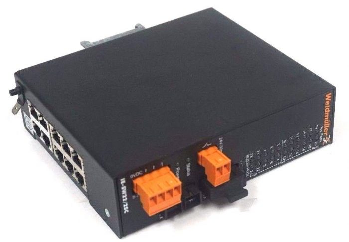 USED WEIDMULLER IE-SW 22/2SC NETWORK SWITCH 8808310000 - Image 3