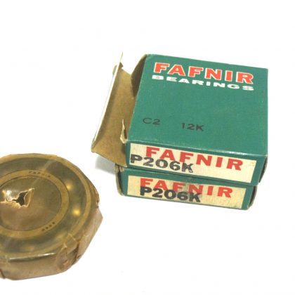 2 NEW FAFNIR P206K BEARINGS