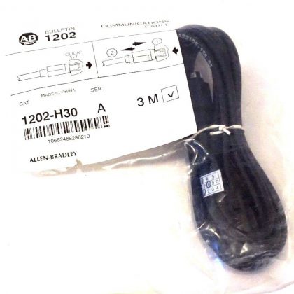 NEW ALLEN BRADLEY 1202-H30 COMMUNICATIONS CABLE 1202H30