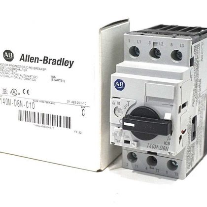 NEW ALLEN BRADLEY 140M-D8N-C10 MOTOR PROTECTOR SER.C 140MD8NC10