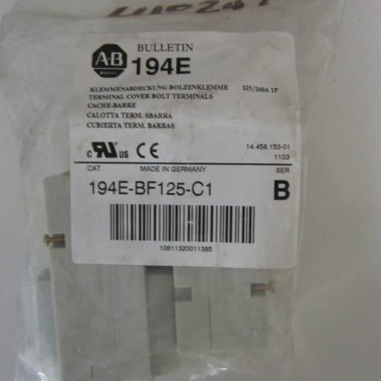 NEW ALLEN BRADLEY 194E-BF125-C1 TERMINAL COVER 194EBF125C1 LOT OF 8