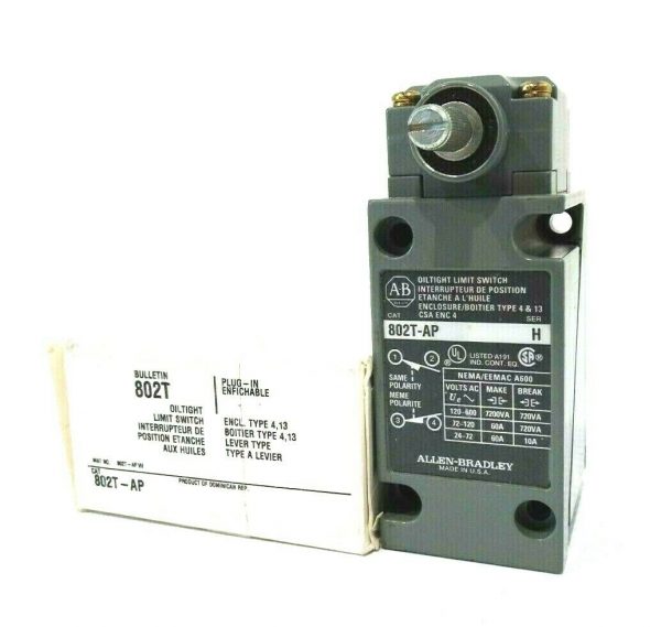 NEW ALLEN BRADLEY 802T-AP LIMIT SWITCH SER.H 802TAP