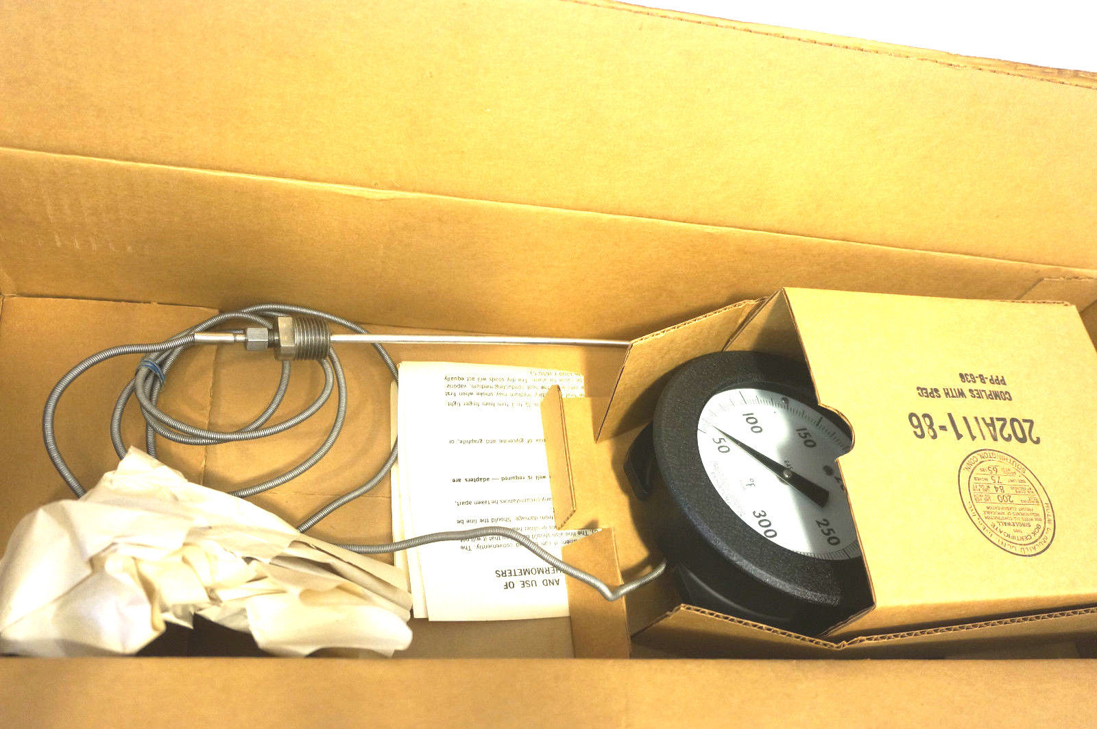 NEW ASHCROFT C-600A-03-C37-B01-A1-L01-AL DIAL THERMOMETER C600A03C37B01A1L01AL - Image 3