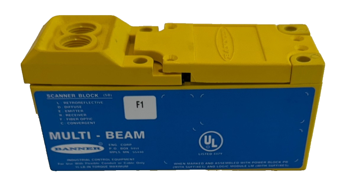 Basic Scanner Blocks NEW BANNER BANSBF1 SCANNER BLOCK - SB Industrial Supply, Inc.