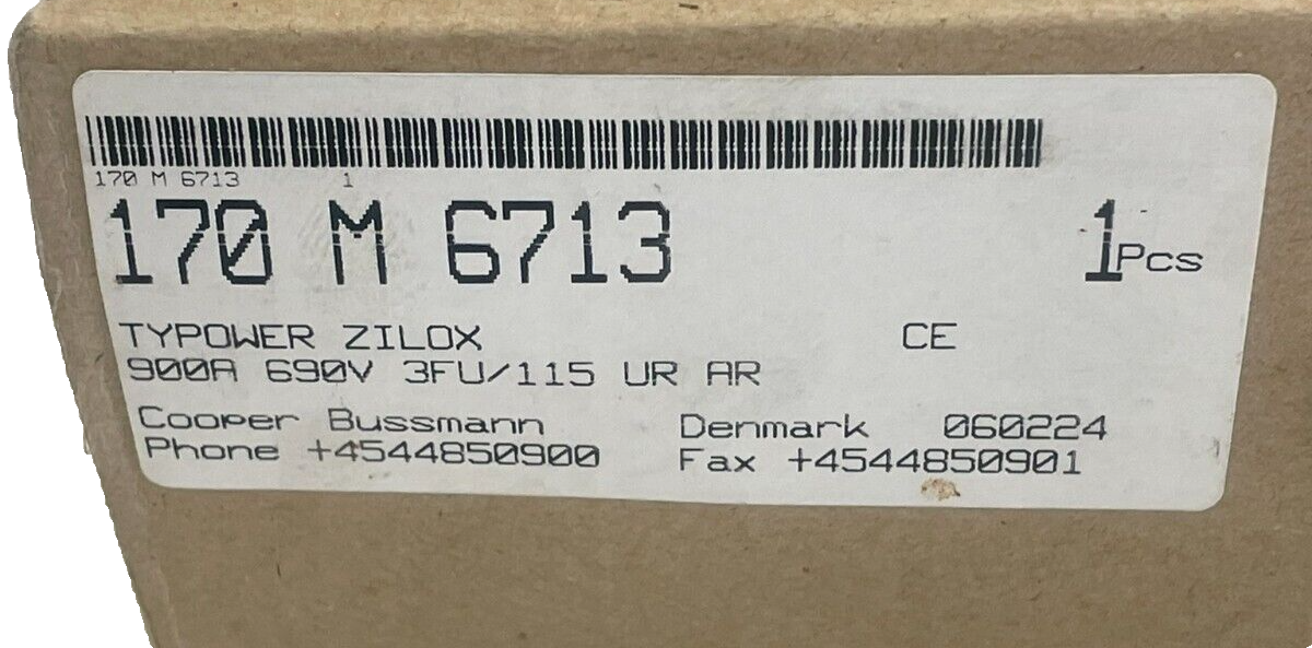 NEW COOPER BUSSMANN 170 M 6713 FUSE 900 A 170M6713 - Image 5