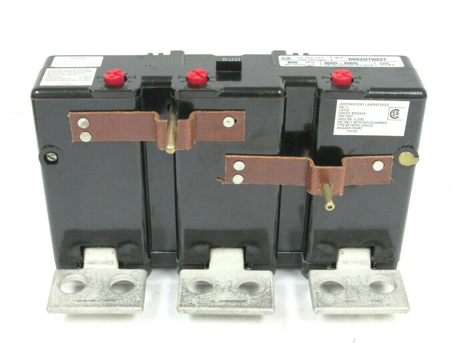 NEW CUTLER HAMMER NB3800PT 5682D78G27 TRIP UNIT - Image 3