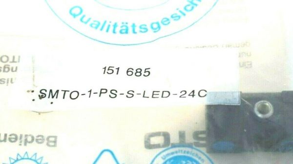 NEW FESTO SMTO-1-PS-S-LED-24-C PROXIMITY SENSOR 151685 SMTO1PSSLED24C - Image 3