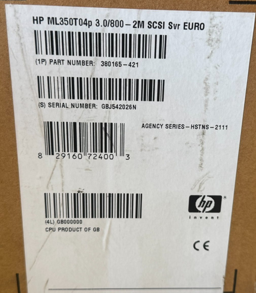 NEW HP 380165-421 PROLIANT ML350T04p SERVER SYSTEM XEON 3.00GHZ - Image 7