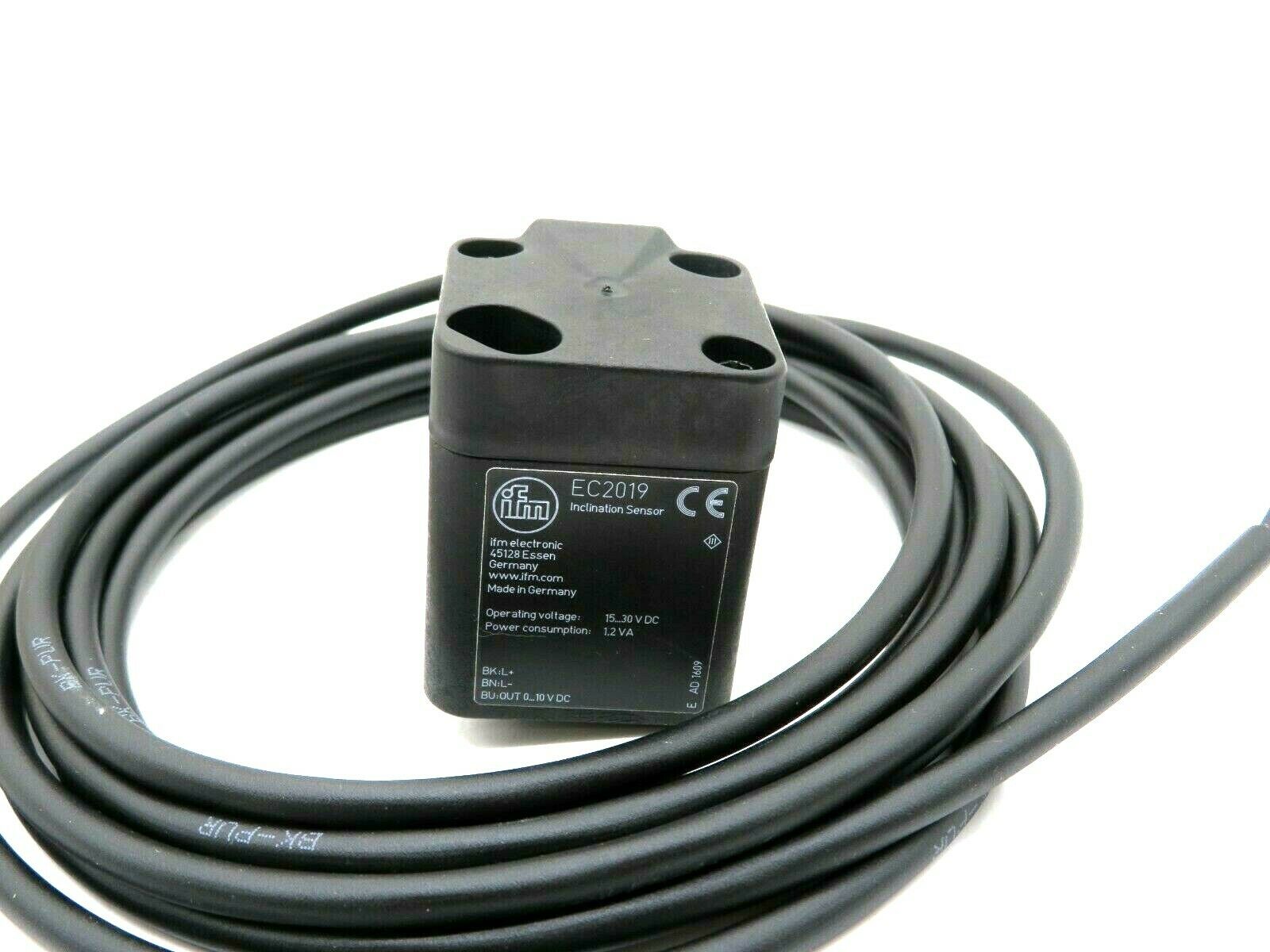 NEW IFM ELECTRONIC EC2019 INCLINATION SENSOR - SB Industrial Supply, Inc.