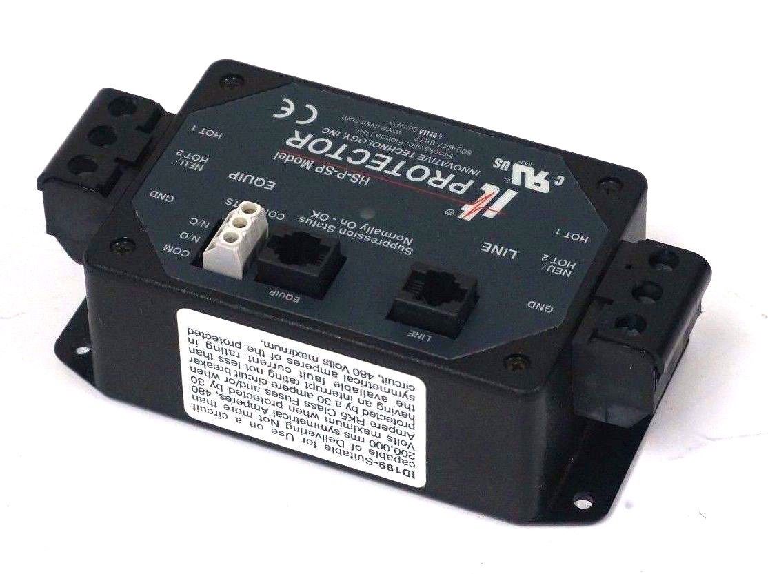 NEW INNOVATIVE TECHNOLOGIES HS-P-SP-250-30A-RJ TRANSIENT VOLTAGE SURGE SUPPRESOR - Image 3
