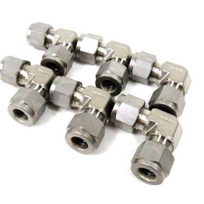 NEW LOT OF 6 SWAGELOK SS-600-9 UNION ELBOW SS6009 3/8"