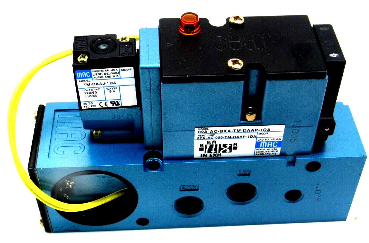 NEW MAC VALVES 82A-AC-BKA-TM-DAAP-1DA SOLENOID VALVE 82AACBKATMDAAP1DA - Image 3