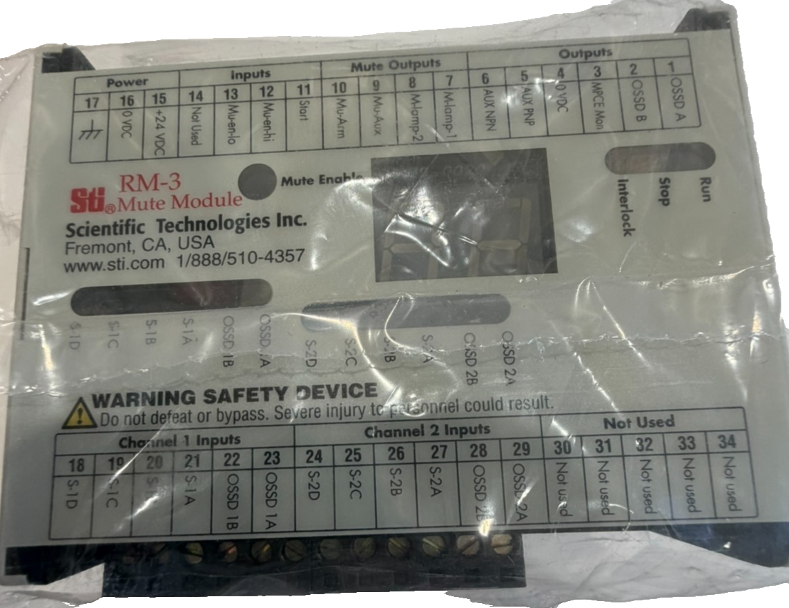 NEW OMRON STI RM-3 MUTE MODULE 43983-0010 RM3 - Image 3