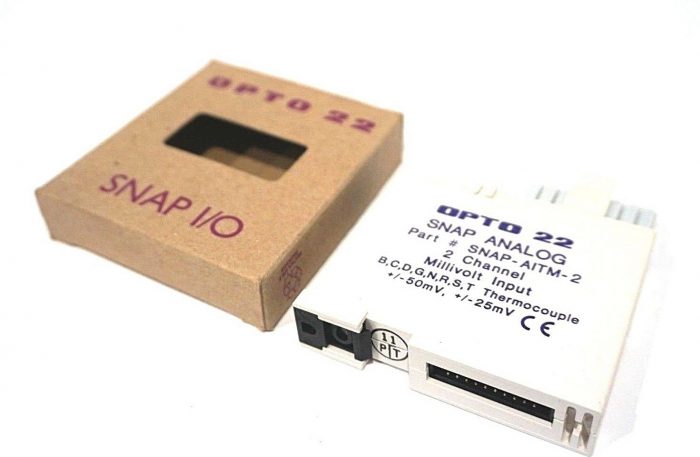 NEW OPTO 22 SNAP-AITM-2 MILLIVOLT INPUT MODULE SNAPAITM2