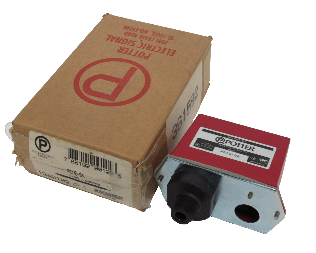 NEW POTTER PS10-2A PRESSURE SWITCH PS102A 1340102
