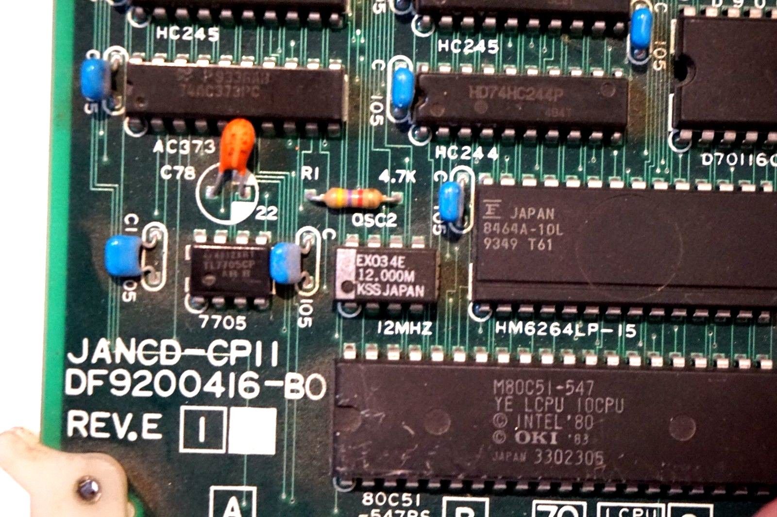 USED YASKAWA JANCD-CPII PC BOARD DF9200416-BO REV.E I JANCDCPII - Image 3