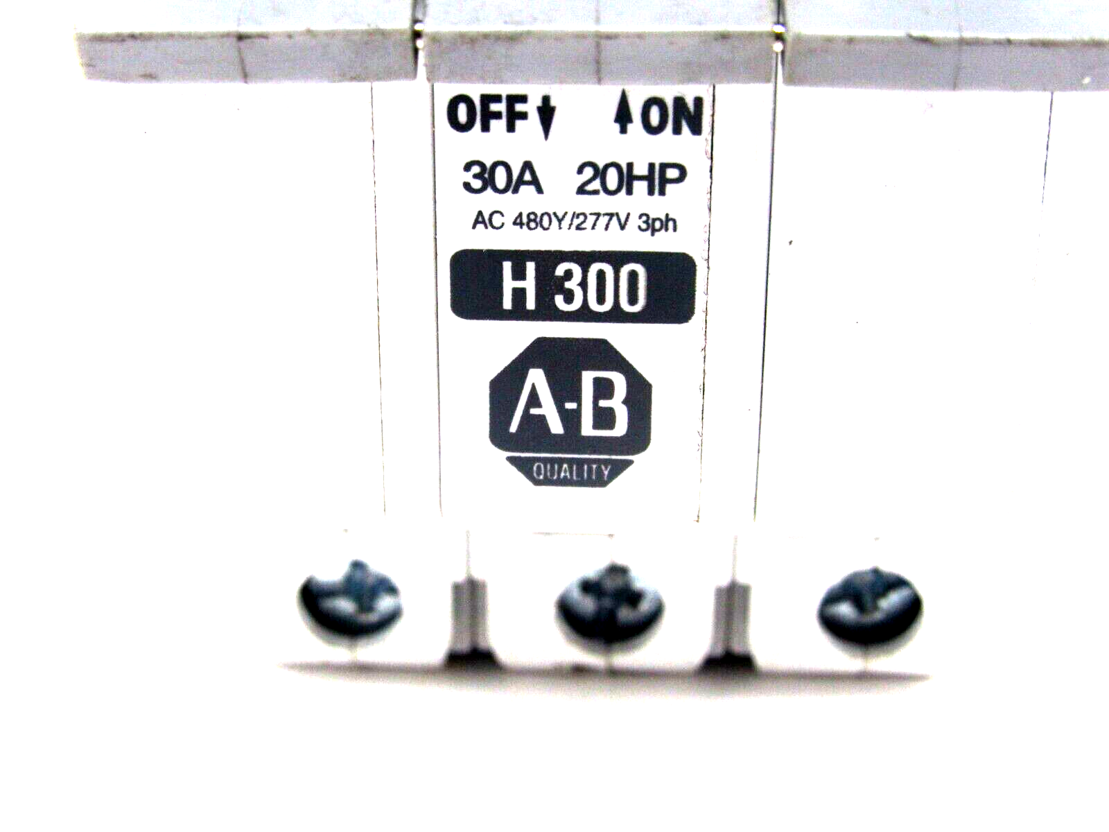 ALLEN BRADLEY 1492-CB-3-H-300 CIRCUIT BREAKER 30AMP 20HP 1492CB3H300 NEW SURPLUS - Image 3