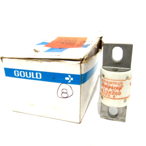 BOX OF 8 NEW GOULD SHAWUMT A13X250 TYPE 4 FUSES