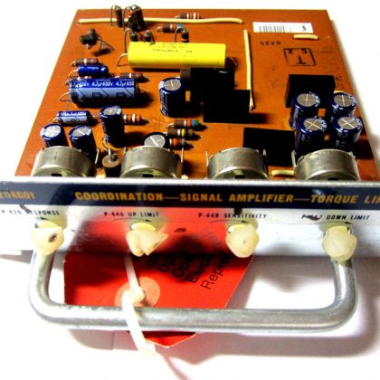 GE 193X802DAG01 COORDINATION CARD