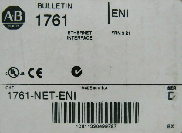 NEW ALLEN BRADLEY 1761-NET-ENI ETHERNET INTERFACE SER D 1761NETENI - Image 4