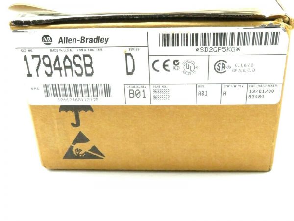 NEW ALLEN BRADLEY 1794-ASB REMOTE I/O ADAPTER SERIES D 1794ASB - Image 6