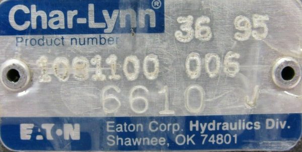 NEW EATON CHAR-LYNN 1091100-006 HYDRAULIC MOTOR 1091100006 - Image 6