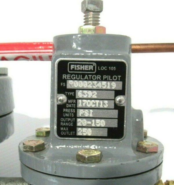 NEW FISHER FSR000234519 REGULATOR PILOT TYPE 6392 W/ CONTROL VALVE 92C-3 - Image 4