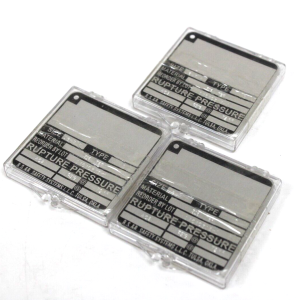NEW LOT OF 3 ZOOK 316-TEF RUPTURE PRESSURE DISCS 316TEF